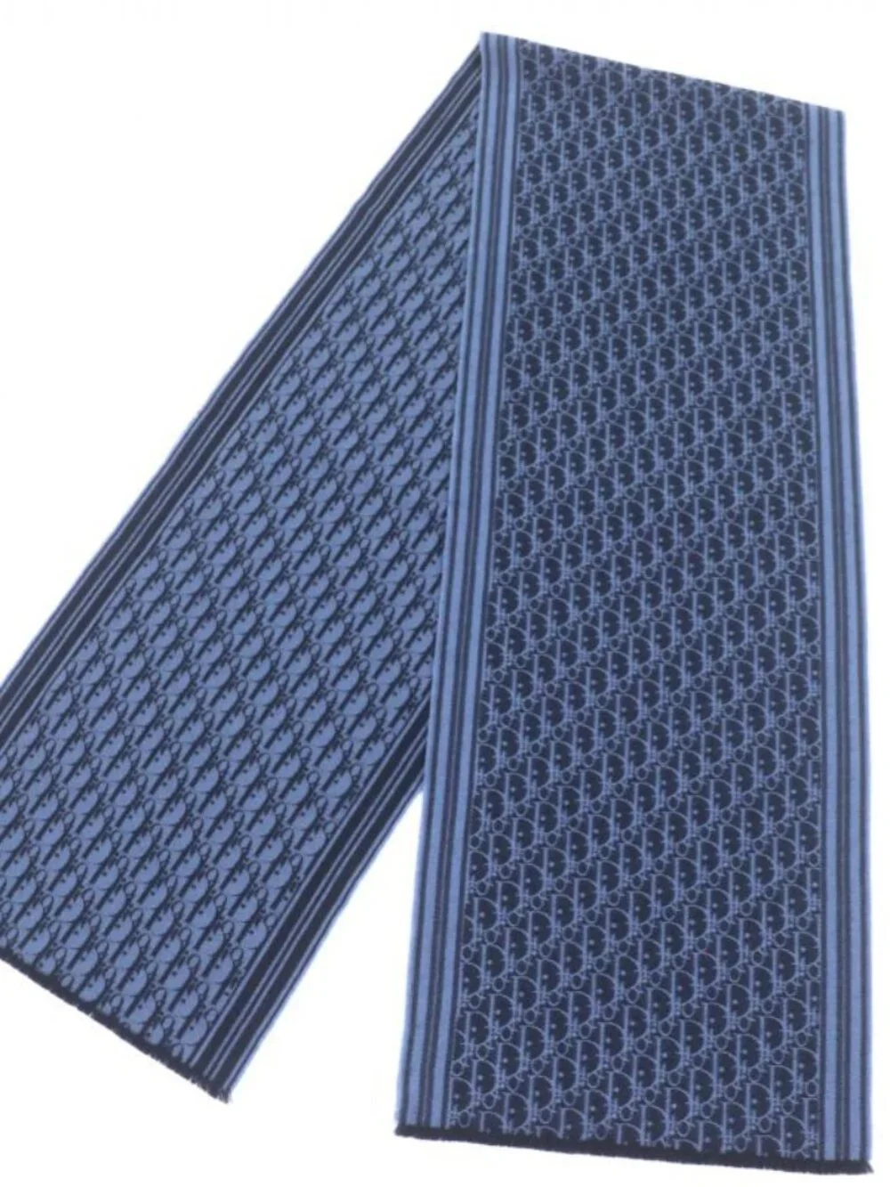 Dior Homme Cashmere Shawl Scarf with Fringe